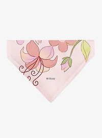 Disney Tangled Rapunzel and Pascal Flowers Pose Slip On Collar Pet Bandana - Bandana Only