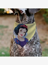 Disney Snow White Smiling Face Pose Slip On Collar Pet Bandana - Bandana Only