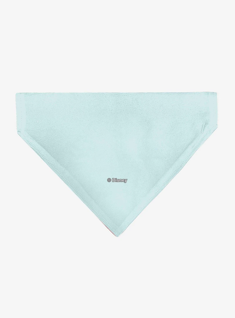 Disney The Little Mermaid Ariel Face Close Up Light Slip On Collar Pet Bandana - Bandana Only