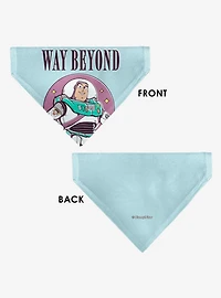 Disney Toy Story Buzz Lightyear Way Beyond Pose Slip On Collar Pet Bandana - Bandana Only