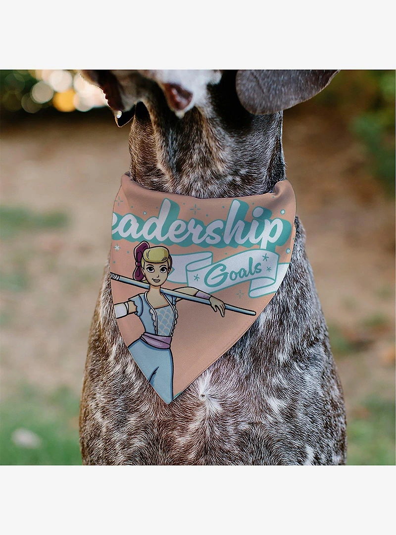 Disney Toy Story Bo Peep Leadership Goals Staff Pose Slip On Collar Pet Bandana - Bandana Only