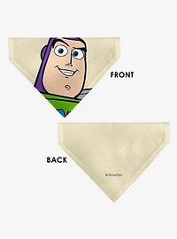 Disney Toy Story Buzz Lightyear Face Close Up Slip On Collar Pet Bandana - Bandana Only