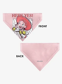 Disney Toy Story Jessie Heck Yes Pose Slip On Collar Pet Bandana - Bandana Only