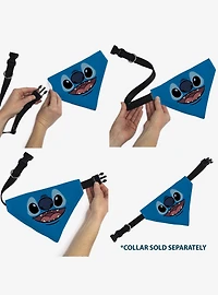 Disney Stitch Smiling Face Character Close Up Slip On Collar Pet Bandana - Bandana Only