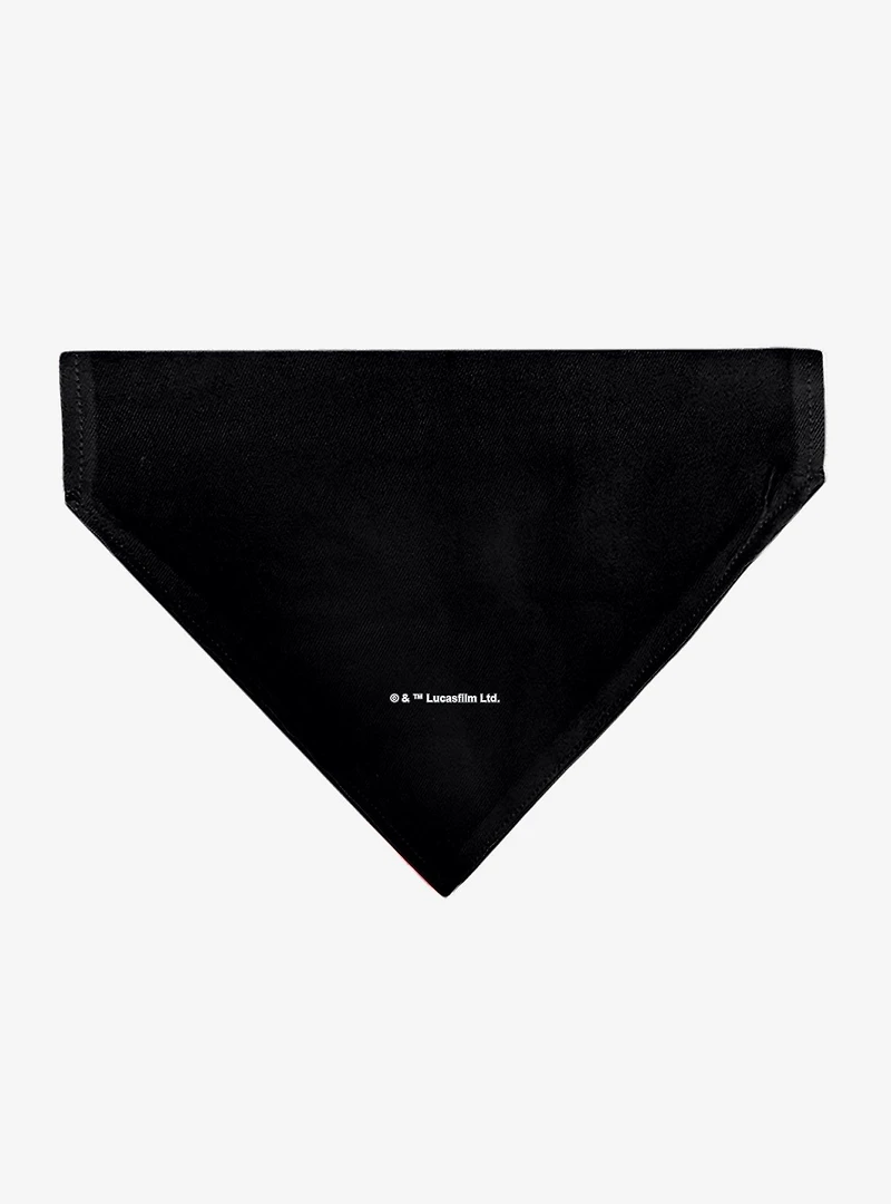 Star Wars Grogu Baby Yoda Smiling Impression Painting Slip On Collar Pet Bandana - Bandana Only