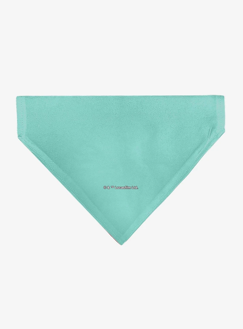 Star Wars Mandalorian and Grogu Where He Goes I Go Pose Slip On Collar Pet Bandana - Bandana Only