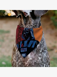 Star Wars Vader Text and Pop Art Pose Slip On Collar Pet Bandana - Bandana Only