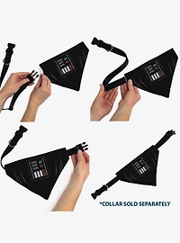 Star Wars Darth Vader Character Close Up Slip On Collar Pet Bandana - Bandana Only