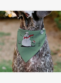 Star Wars Holiday Grogu Baby Yoga Santa Claus Scenes Slip On Collar Pet Bandana - Bandana Only