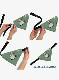 Star Wars Holiday Grogu Baby Yoga Santa Claus Scenes Slip On Collar Pet Bandana - Bandana Only