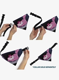 Disney Alice in Wonderland Cheshire Cat Smiling Pose Slip On Collar Pet Bandana - Bandana Only