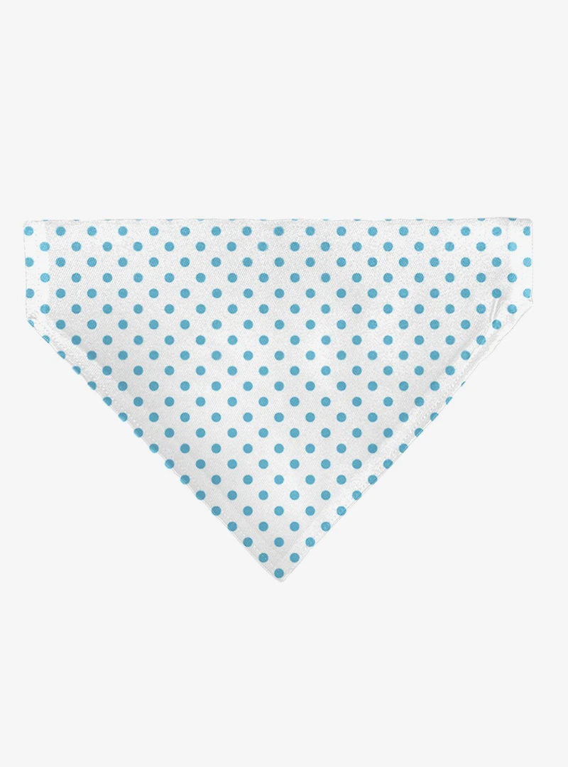 Disney Lilo and Stitch Stitch Winking Pose and Polka Dots Slip On Collar Pet Bandana - Bandana Only