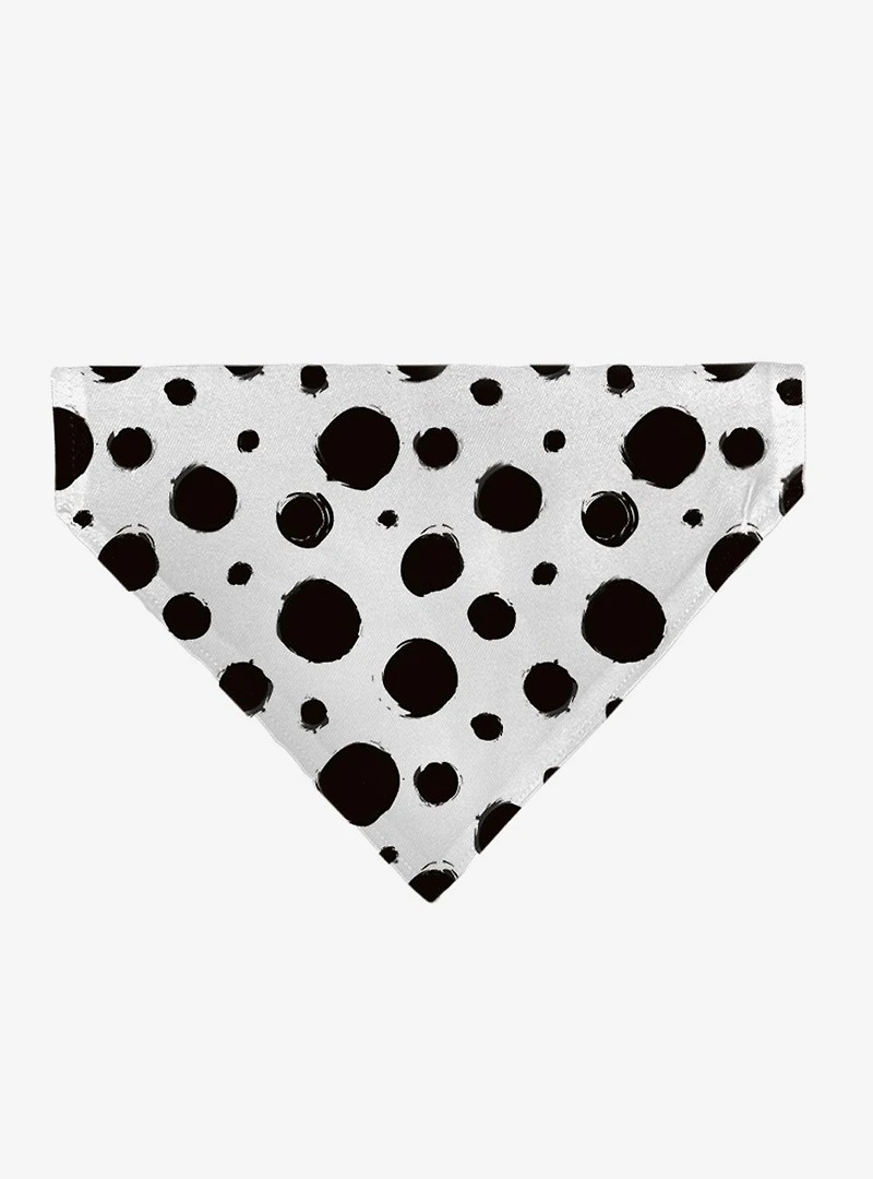 Disney 101 Dalmatians Cruella Spots Slip On Collar Pet Bandana - Bandana Only