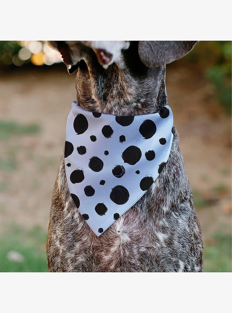Disney 101 Dalmatians Cruella Spots Slip On Collar Pet Bandana - Bandana Only
