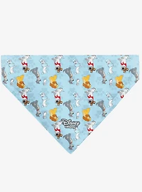 Disney Dogs Group Collage Paws Slip On Collar Pet Bandana - Bandana Only