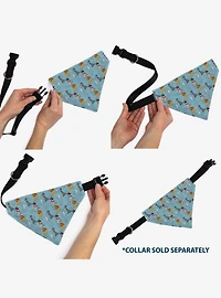 Disney Dogs Group Collage Paws Slip On Collar Pet Bandana - Bandana Only