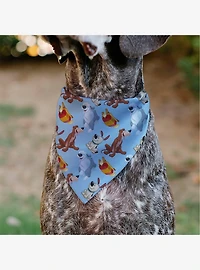 Disney Princess Dogs Group Collage Paws Slip On Collar Pet Bandana - Bandana Only