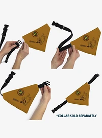 Disney Up Dug Squirrel Pose and Wilderness Explorer Badge Slip On Collar Pet Bandana - Bandana Only