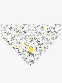 Disney Winnie the Pooh Balloon Pose and Foliage Collage Slip On Collar Pet Bandana - Bandana Only