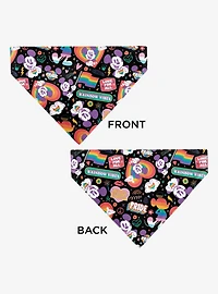 Disney Mickey Mouse Pride Poses Rainbow Collage Slip On Collar Pet Bandana - Bandana Only