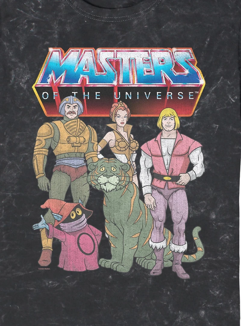 Masters Of The Universe Hero Group Mineral Wash T-Shirt