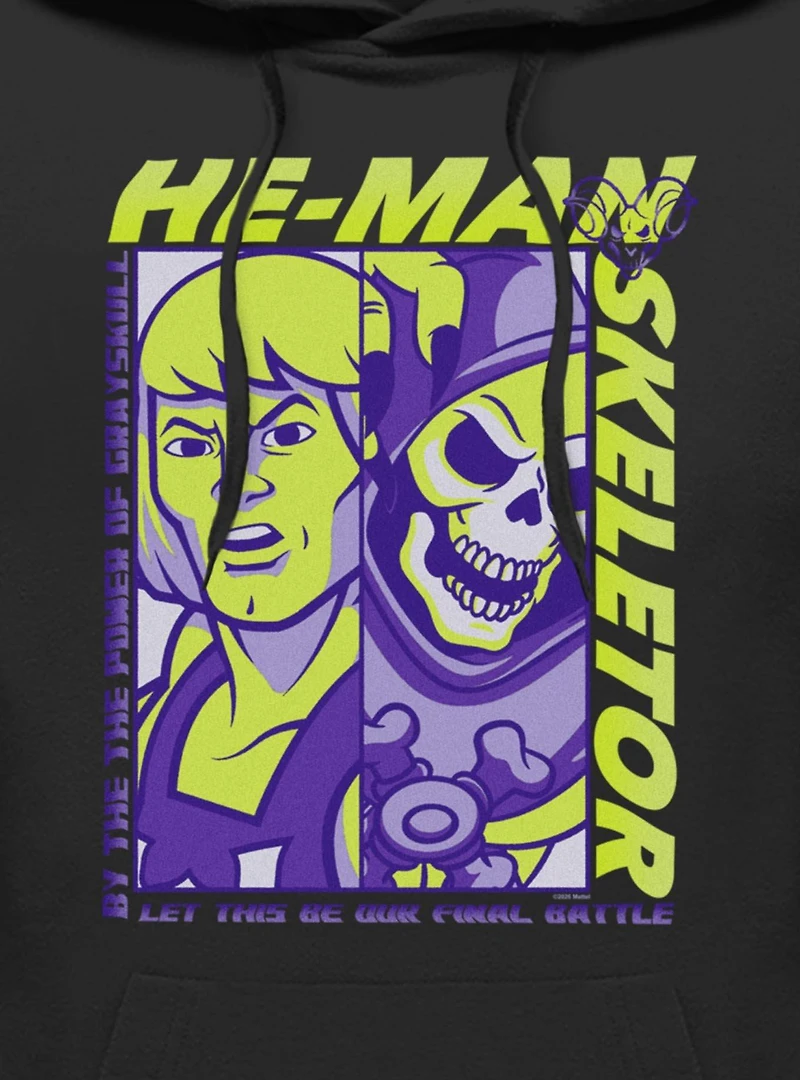 Masters Of The Universe He-Man & Skeletor Split Hoodie