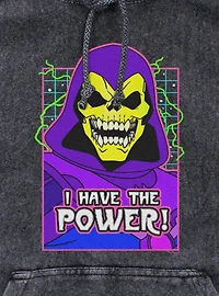 Masters Of The Universe Skeletor Grid Mineral Wash Hoodie