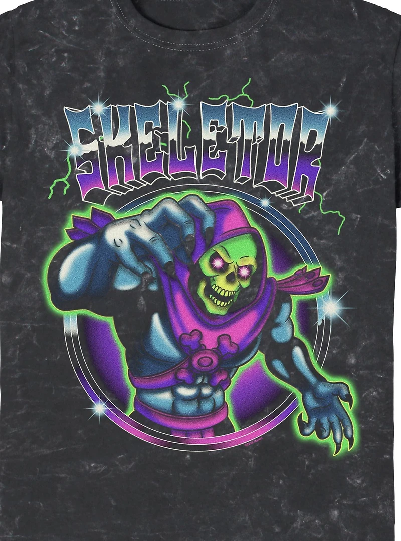 Masters Of The Universe Skeletor Shine Mineral Wash T-Shirt