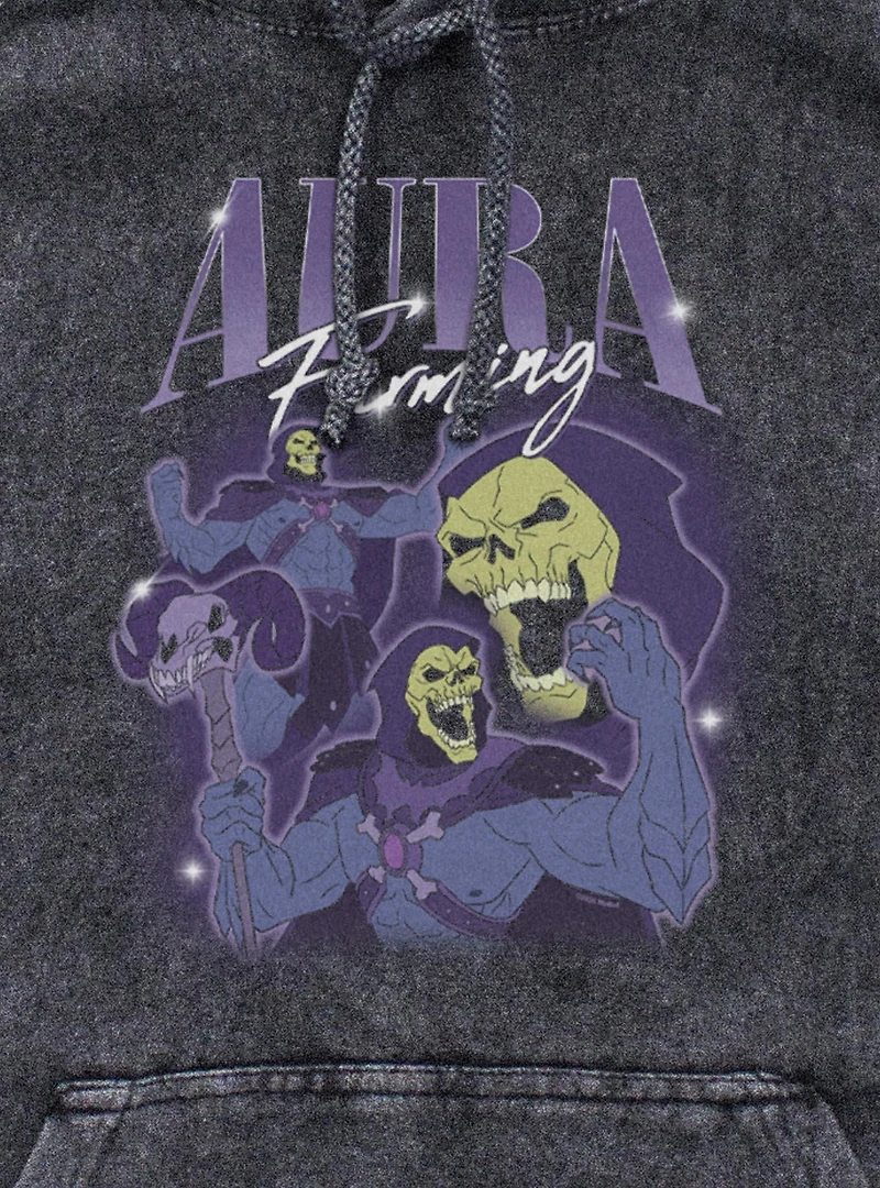 Masters Of The Universe Skeletor Aura Mineral Wash Hoodie