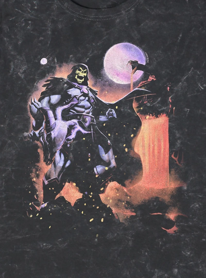 Masters Of The Universe Skeletor Full Moon Poster Mineral Wash T-Shirt