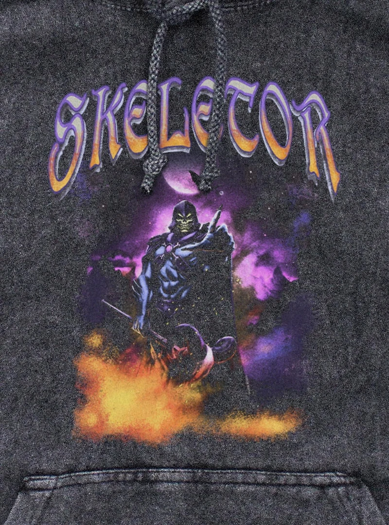Masters Of The Universe Skeletor Night Callout Mineral Wash Hoodie
