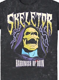 Masters Of The Universe Skeletor Lightning Mineral Wash T-Shirt
