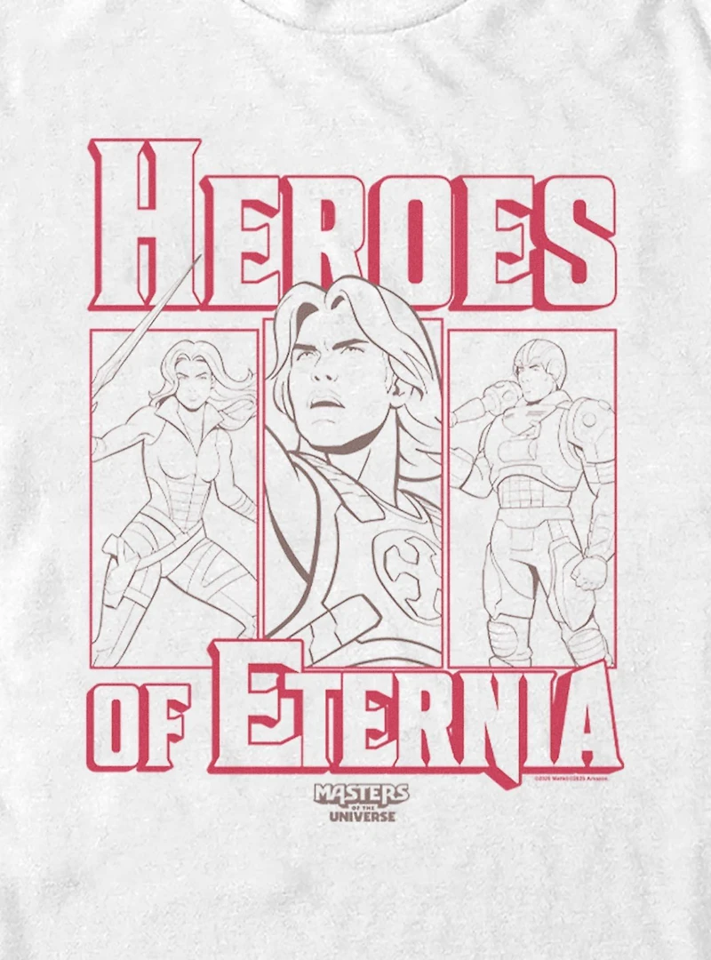 Masters Of The Universe Heores Eternia Panels T-Shirt