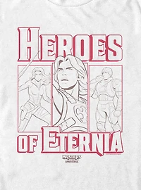 Masters Of The Universe Heores Eternia Panels T-Shirt