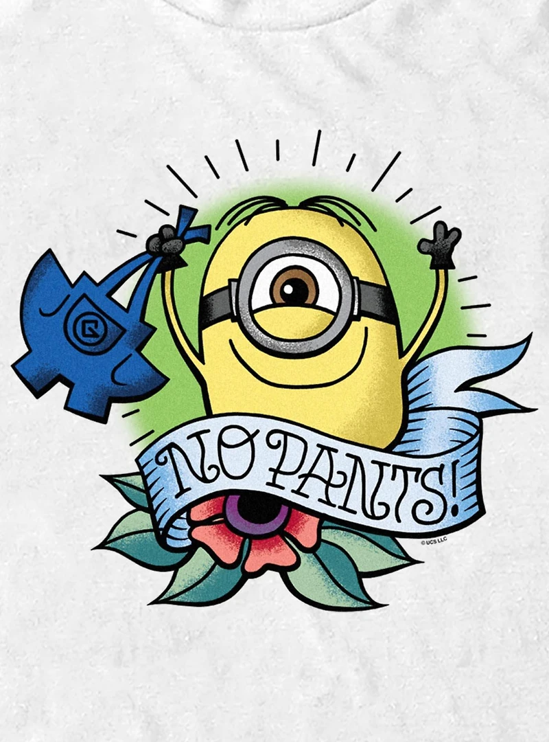 Minions No Pants Tattoo Style T-Shirt
