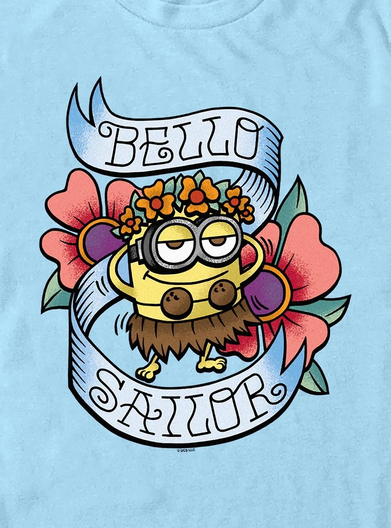 Minions Bello Sailor Tattoo Style T-Shirt