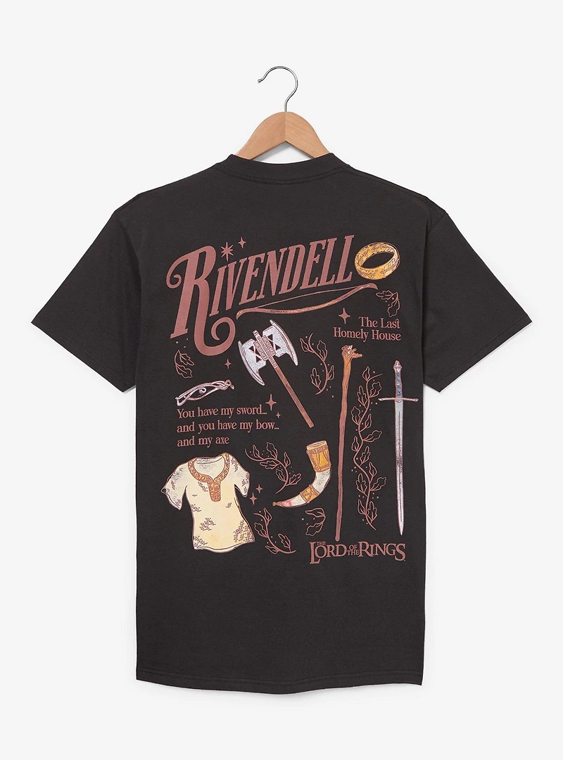 The Lord of Rings Rivendell Icons T-Shirt - BoxLunch Exclusive