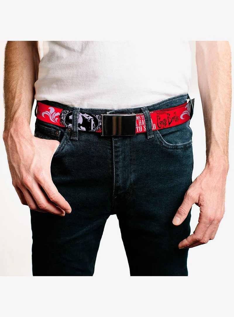 Corpse Bride Emily Tear To Shed Pose Clamp Buckle Belt