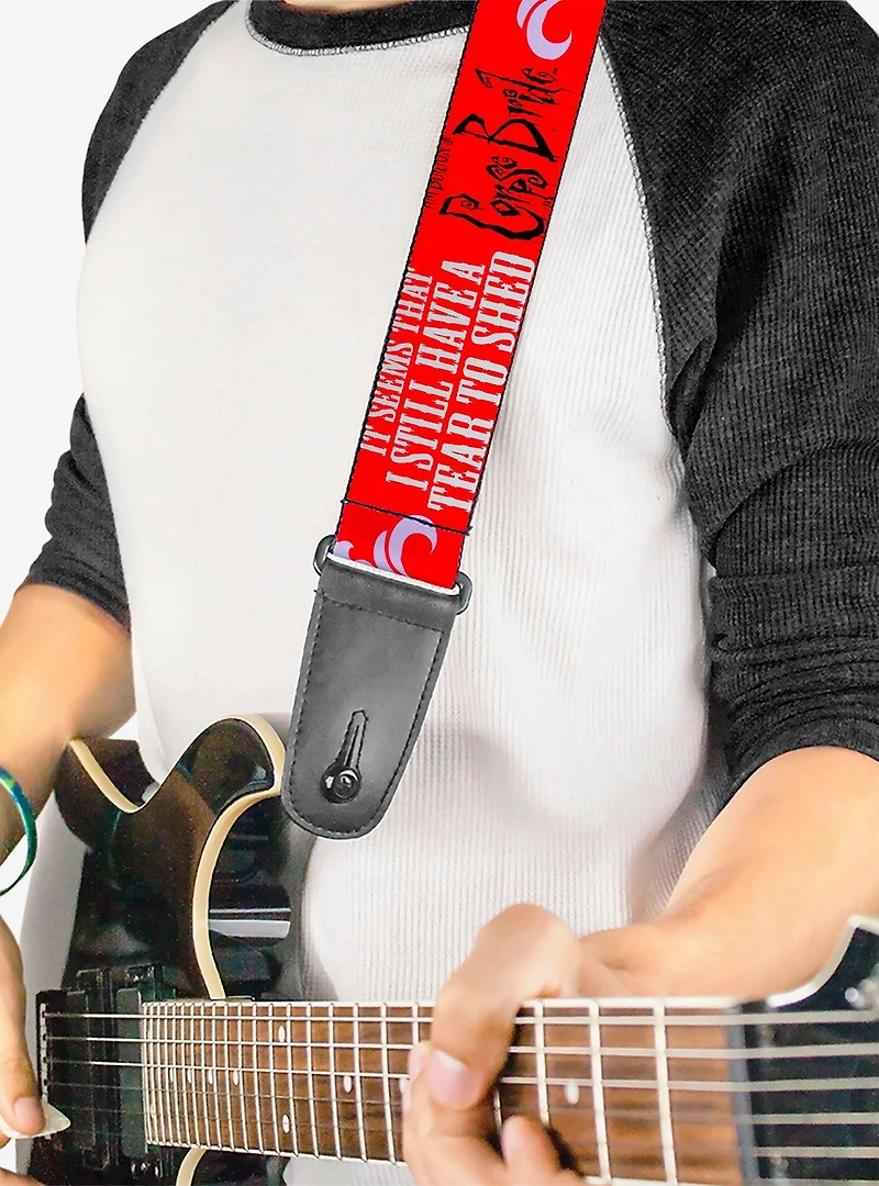 Corpse Bride Emily Tear To Shed Pose Guitar Strap