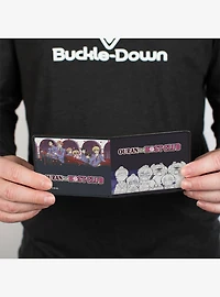 Ouran High School Host Club Character Group Poses Black Bifold Wallet