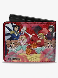 Ouran High School Host Club Character Rose Scenes Bifold Wallet