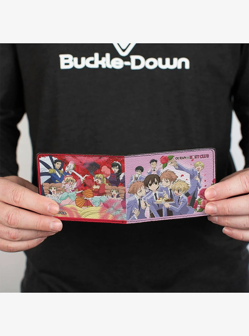 Ouran High School Host Club Character Rose Scenes Bifold Wallet