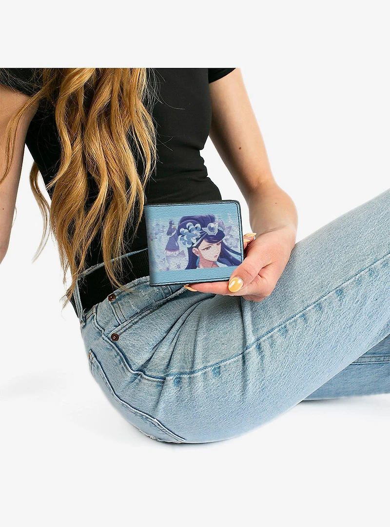 The Apothecary Diaries Lady Lihua Wise Consort Pose Blue Bifold Wallet