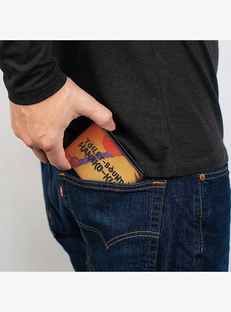 Toilet Bound Hanako-Kun Silencing Scene Close Up and Logo Bifold Wallet