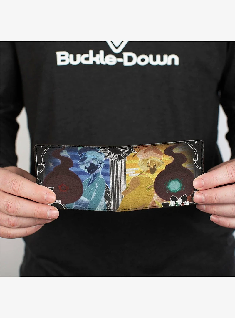 Toilet Bound Hanako-Kun Four Character Group Pose White Bifold Wallet