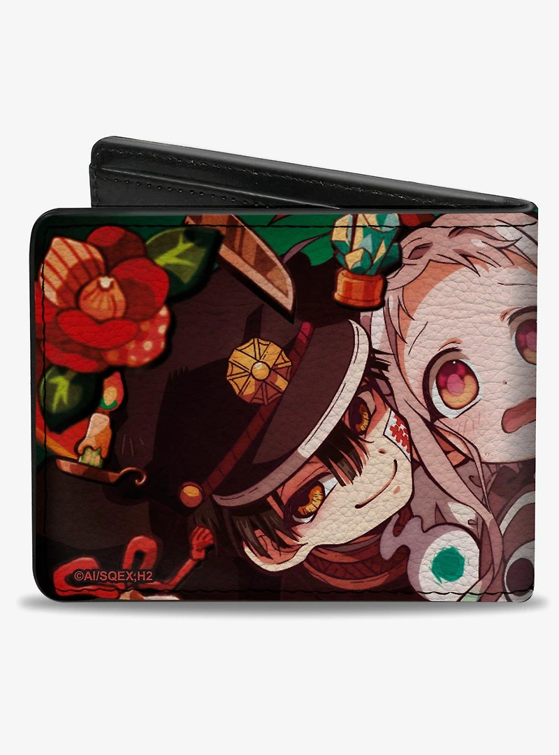 Toilet Bound Hanako-Kun Three Character Group Pose Bifold Wallet