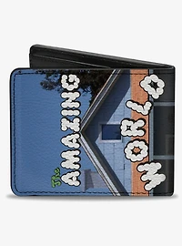 The Amazing World of Gumball Text and House Pose Bifold Wallet