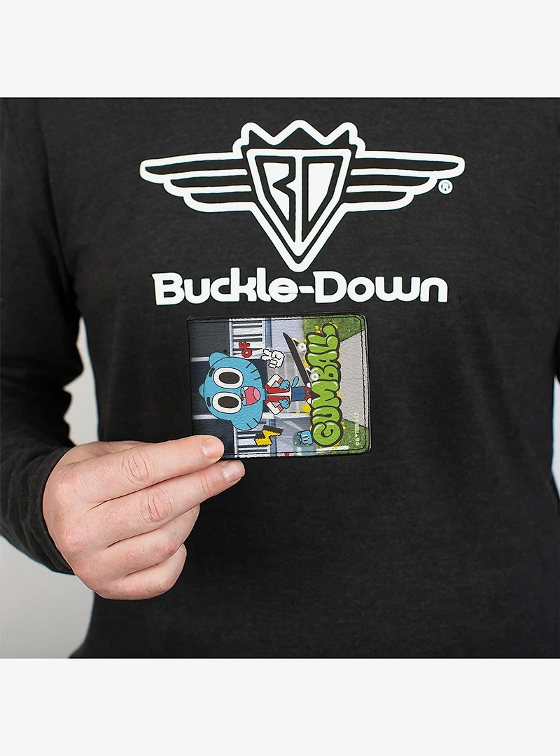 The Amazing World of Gumball Text and House Pose Bifold Wallet