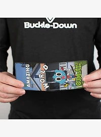 The Amazing World of Gumball Text and House Pose Bifold Wallet