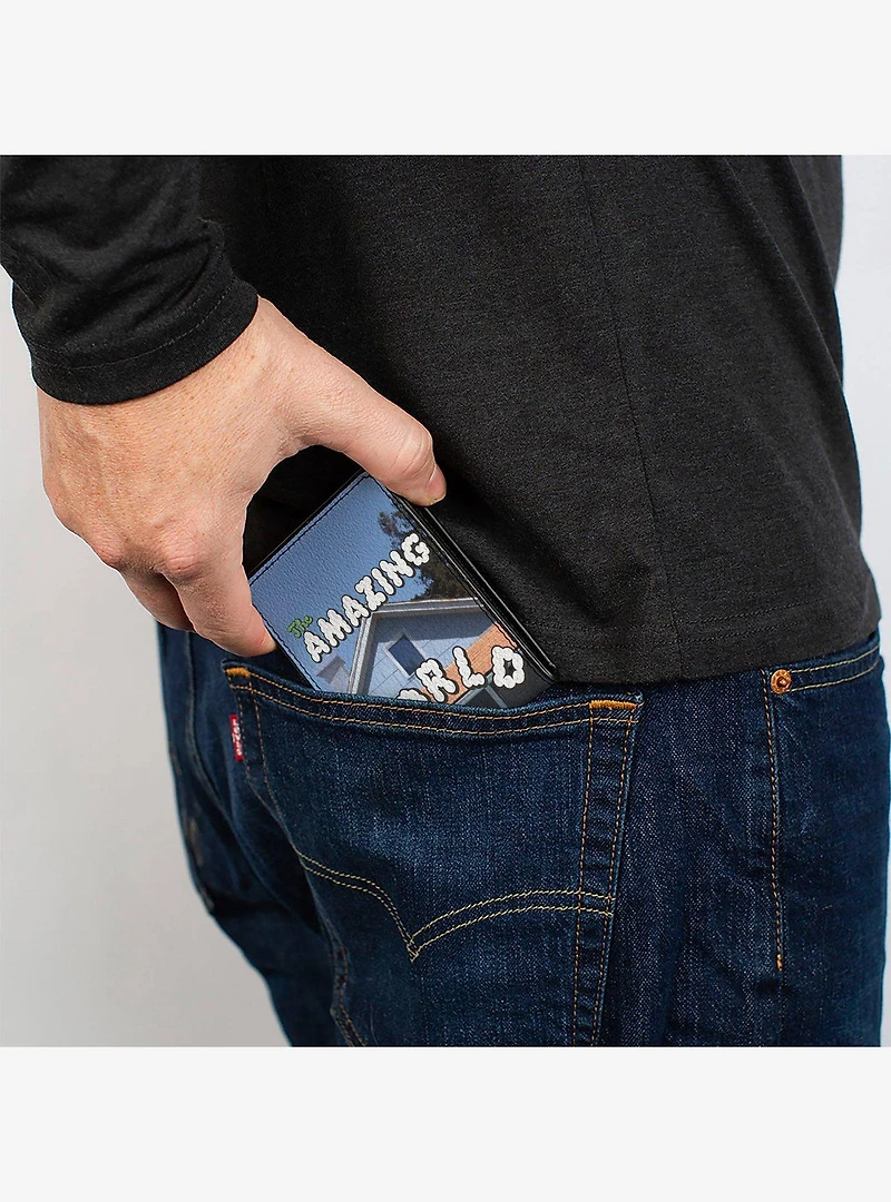 The Amazing World of Gumball Text and House Pose Bifold Wallet